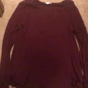 Cute Dark Burgandy blouse